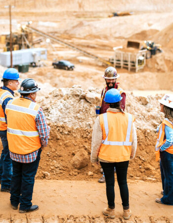 Madden Materials Tractor in Sand Quarry