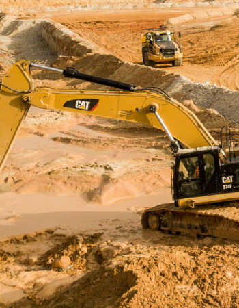 Madden Materials Tractor Moving Sand