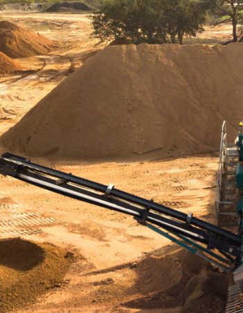 Madden Materials Tractor in Soil Quarry