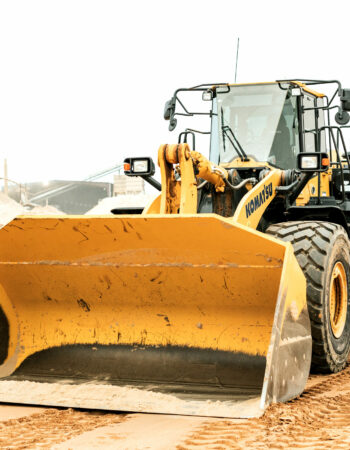 Madden Materials Tractor in Sand Quarry